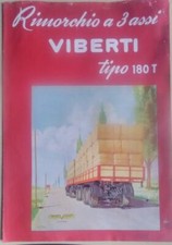 Viberti rimorchio 3 assi tipo 180 depliant originale
