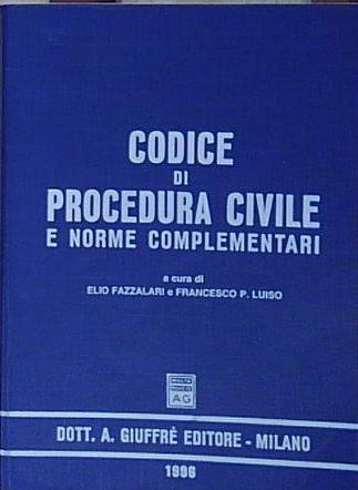 Codice procedura civile e - codice,