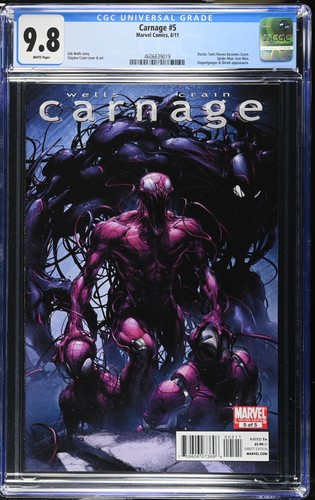 Carnage cgc 9 8 - #5, 9,8