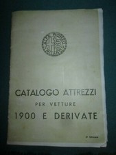 ALFA ROMEO 1900 e DERIVATE Catalogo Attrezzi Speciali Spezialwerkzeug Katalog