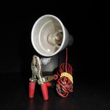 N9698 Torcia Motore Meccanico Auto Camion Illuminazione Vintage Fait main 1950