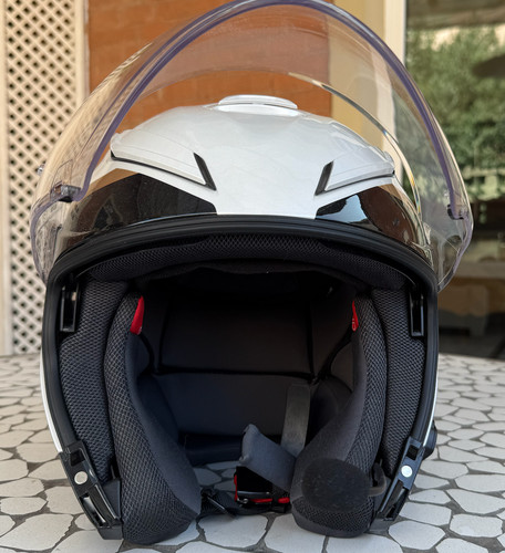 Casco moto bmw - jet, bianco