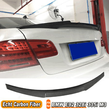 Per BMW Serie 3 Coupè E92 325i M3 06-13 Carbonio Spoiler Posteriore Ala Posteriore Spoiler Labbro 