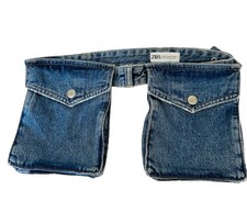 Zara Distressed Denim Utility