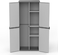 : Armadio Porta-Scope in Resina Di PVC E PP, 2 Ante, Facile Da Montare, Modular 