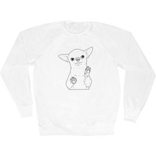 Felpa / maglione / maglione per adulti 'Begging Chihuahua' (SW034540)