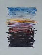 Yaacov AGAM : Composition abstraite - Lithographie originale