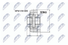 NTY NPW-VW-005 Joint Kit