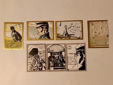 Figurine Corto Maltese Diario di Viaggio Panini 4 fig. Oro 3 fig. Velluto Nuove