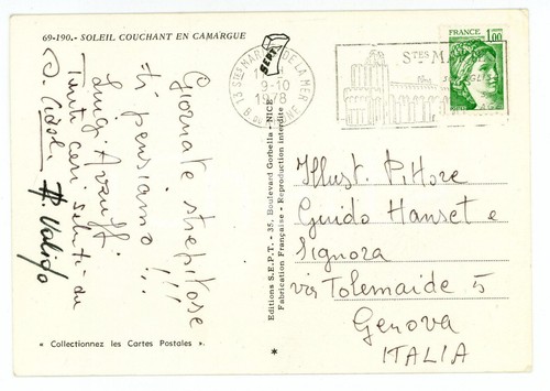 1978 camargue cartolina - camargue,