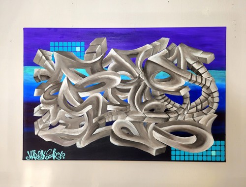 Quadro graffiti arte street