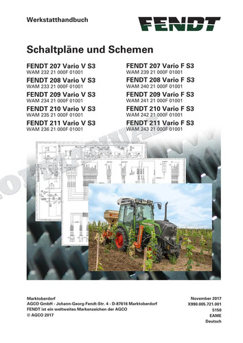 Fendt 210 211 vario s3 - fendt, v