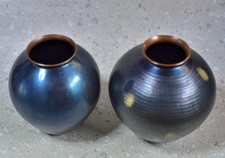 Set di 2 vasi da fiori in rame