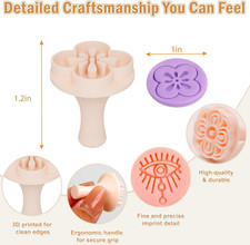 Set 30 pezzi timbri e stampi