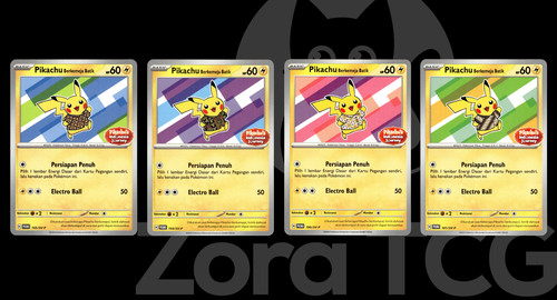 Carte pokémon set pikachu - set, 4