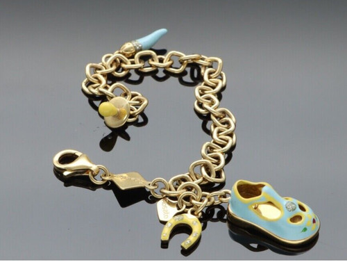 Bracciale bimba charms rosato - bracciale,