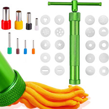 Estrusore per Pasta Di Zucchero, in Acciaio Inox, Con 20 Dischi Intercambiabili,