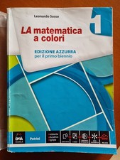 La matematica a colori 1 Edizione Azzurra - L. Sasso / Petrini DeA Scuola, 2021