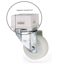 Supporto e viteria per ruote