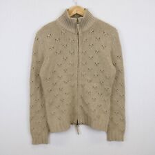 Maglione Dolcevita Con Zip Marina Yachting Taglia M Donna Lana Logo Comodo