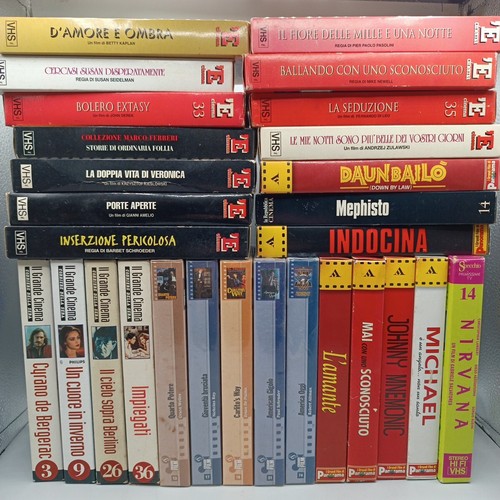 Lotto film vhs italiani - 28,