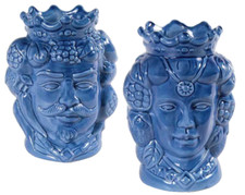 COPPIA VASO TESTA DI MORO UOMO