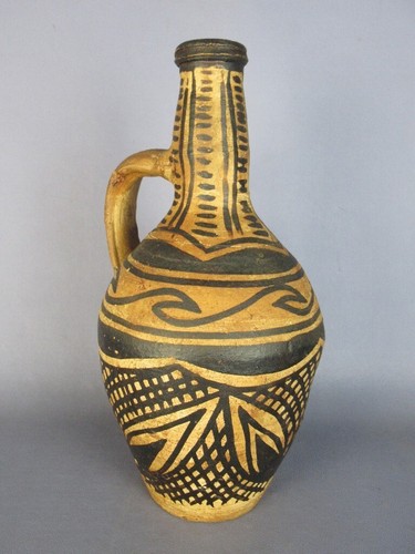Vaso terracotta anfora - , figure