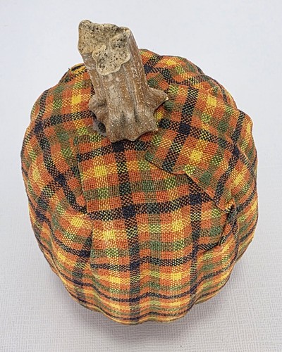 Plaid zucca decoupaged fatto - plaid,