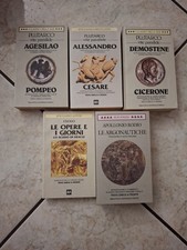 Lotto 5 Libri Bur Classici Antichi Esiodo,Apollonia Rodio,Plutarco Vite Parallel