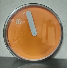 Orologio Space Age Vintage Design mid Century Arancione raro 