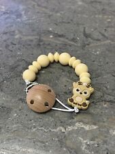 Catenella Porta Ciuccio Catenina in Silicone – Renna Personalizzabile Con Nome