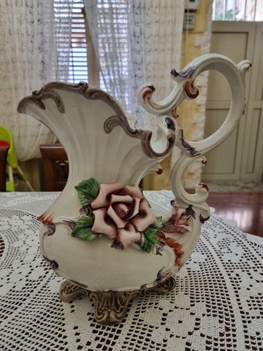Vaso brocca capodimonte - vaso,