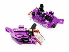 Juin Tech GT6 MTB eBike Bicycle 6-Piston Hydraulic Disc Brake Caliper Set Purple