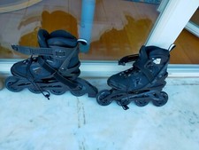 Pattini in linea neri donna