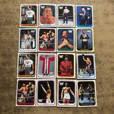 Lotto di 16 trading cards originali Merlin WWF 1991 Wrestling - Leggi condizioni