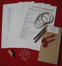 Kit Riparazione Clavicembalo-Jack Plectra, Strumenti di Taglio, Corde, Manuale Istruzioni