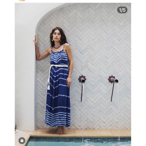 Maxi abito blu - voto, xs/s