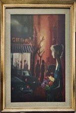 Eliano Fantuzzi. Olio su tela 65x85cm con cornice.