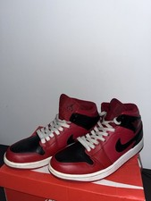 3 - NIKE AIR JORDAN 1 MID  GYM RED/BLACK-WHITE 554724 660 NEW 7,5, UK 6,5