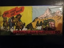 Gli Eroi del West L' Assalto alla Diligenza edizione DNP 1962 Rara [G239]