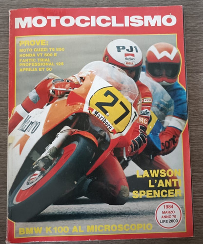 Motociclismo 1984 moto - motociclismo,