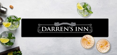Personalised bar runner - personalised,