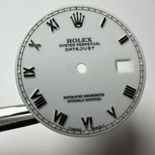 Rolex Datejust 16234 16220 16200 White Roman dial for 36mm