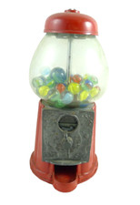 VECCHIO PICCOLO DISTRIBUTORE CARAMELLE BIGLIE VINTAGE DA TAVOLO 1985 ANNI 80