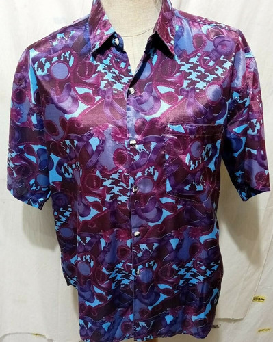 Camicia vintage colore viola - camicia,
