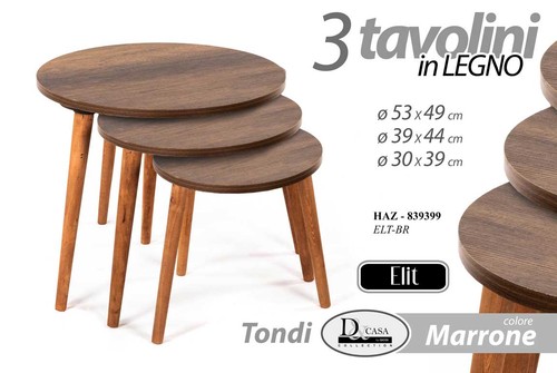 Set tris tavolini tavolo - tris,