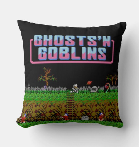 Cuscino 40x40 tributo ghosts - 40x40, ghosts'n
