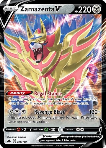 Zamazenta crz 098 159 - -, 098/159]