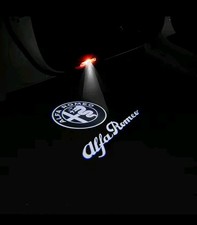 2 PROIETTORI LOGO LED Luci cortesia Alfa Romeo MITO 159 Giulietta Stelvio Brera