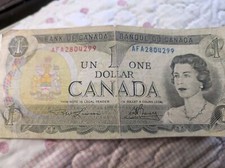 CANADA BANCONOTA 1 DOLLARO
